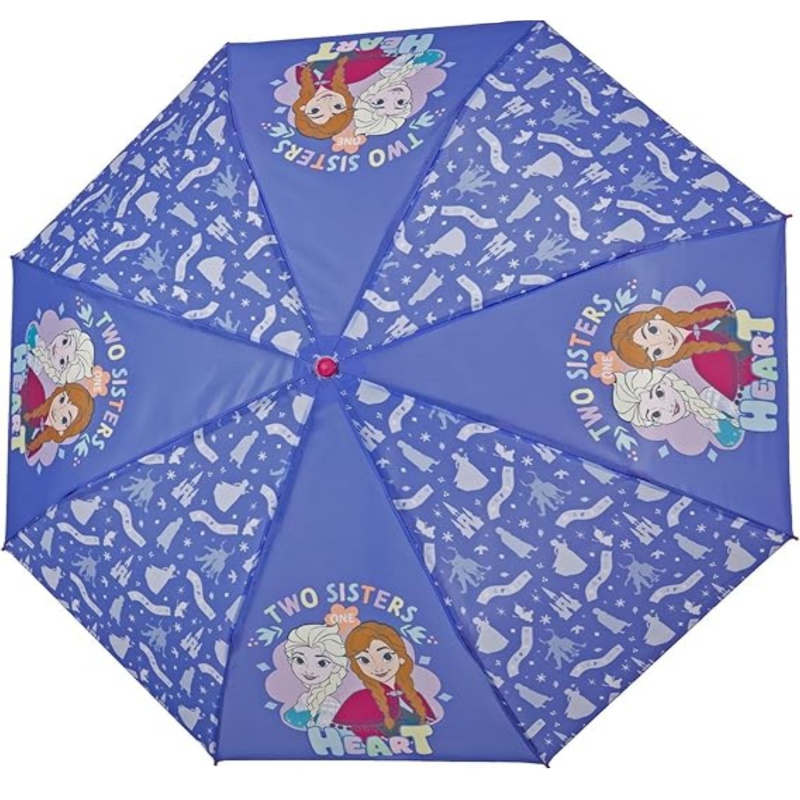 Dievčenský skladací dáždnik Perletti Disney Frozen Two Sisters – Ø91 cm Dievčenský skladací dáždnik Perletti Disney Frozen Two Sisters – Ø91 cm