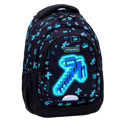 Školský batoh AstraBAG DARK PIXEL pre 1. stupeň ✓ Kompaktný a bezpečný Školský batoh AstraBAG DARK PIXEL pre 1. stupeň ✓ Kompaktný a bezpečný