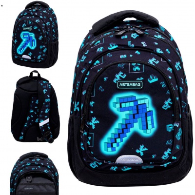 Školní batoh AstraBAG DARK PIXEL pro 1. stupeň ✓ Kompaktní a bezpečný Školní batoh AstraBAG DARK PIXEL pro 1. stupeň ✓ Kompaktní a bezpečný