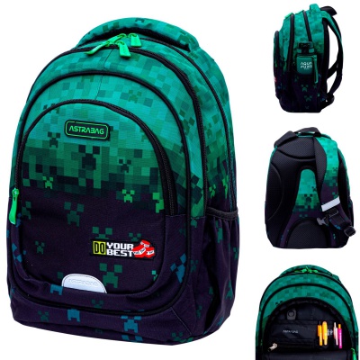 Menší školní batoh od značky AstraBAG je perfektním společníkem pro vašeho školáka. Je vhodný pro žáky od 6-9 let. S objemem Menší školní batoh od značky AstraBAG je perfektním společníkem pro vašeho školáka. Je vhodný pro žáky od 6-9 let. S objemem