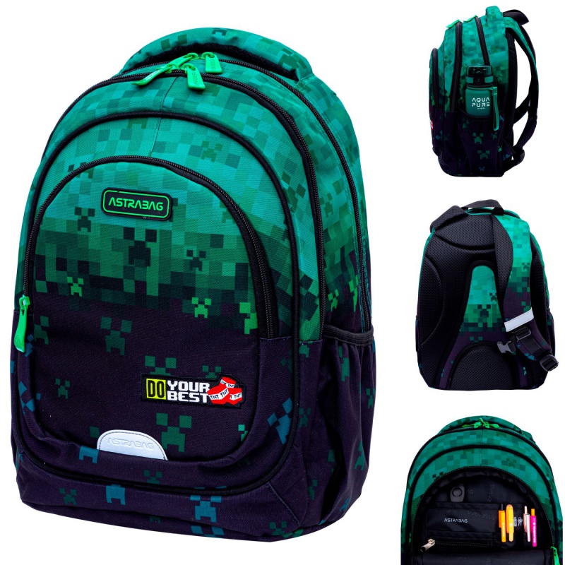 Menší školní batoh od značky AstraBAG je perfektním společníkem pro vašeho školáka. Je vhodný pro žáky od 6-9 let. S objemem Menší školní batoh od značky AstraBAG je perfektním společníkem pro vašeho školáka. Je vhodný pro žáky od 6-9 let. S objemem