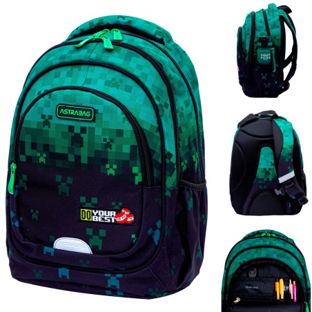 Školský batoh AstraBAG DO YOUR BEST AB330 ✓ Ergonomický a štýlový