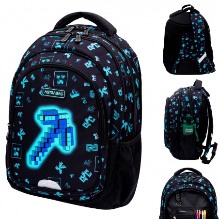 Objevte dokonalého společníka pro vaše školní dobrodružství s batohem AstraBAG. Ergonomický design, prostorné komory a odolný