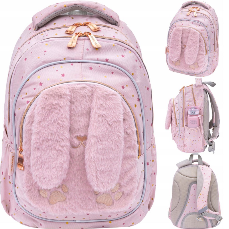 Školní batoh AstraBAG FLUFFY BUNNY růžový ✓ 20 l pro první stupeň