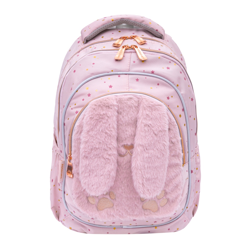 Školský batoh AstraBAG FLUFFY BUNNY ružový ✓ 20 l pre prvý stupeň