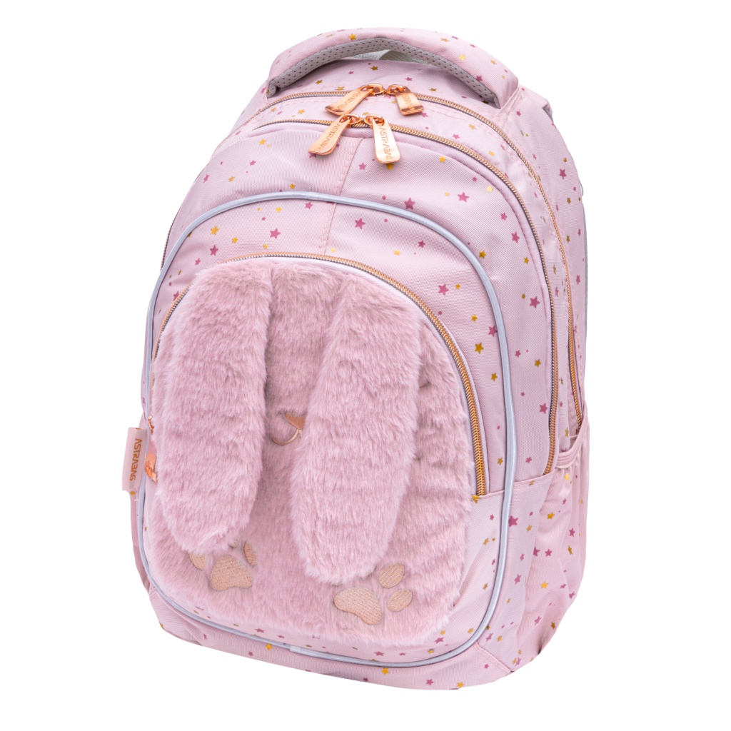 Školský batoh AstraBAG FLUFFY BUNNY ružový ✓ 20 l pre prvý stupeň