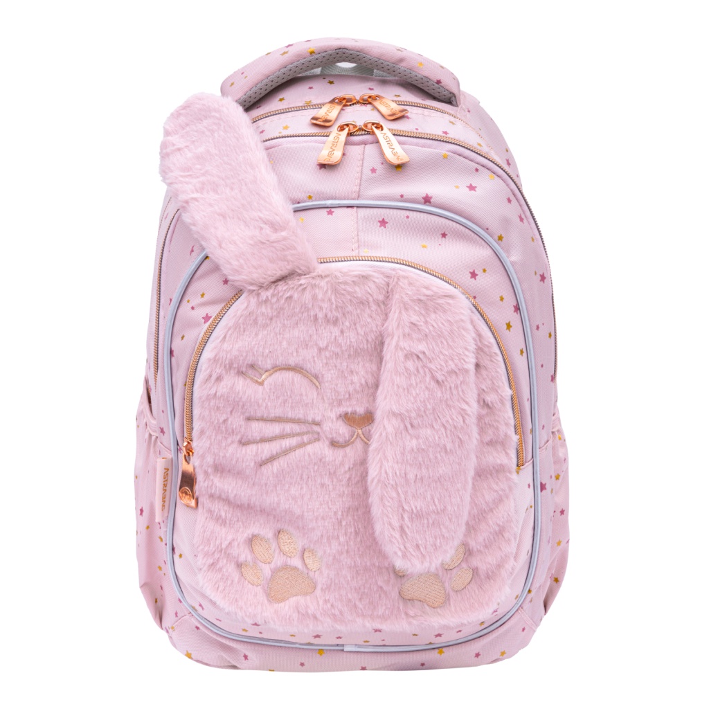 Školský batoh AstraBAG FLUFFY BUNNY ružový ✓ 20 l pre prvý stupeň
