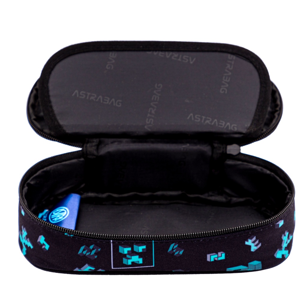 Jednokomorový peračník AstraBAG DARK PIXEL ✓ Herný dizajn pre školákov ✓