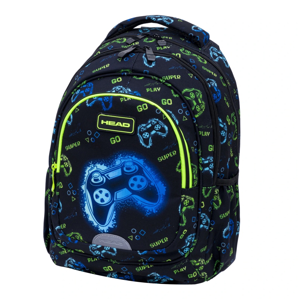 Školský batoh pre prvý stupeň Head GO PLAYING NEON, AB330, 502025041