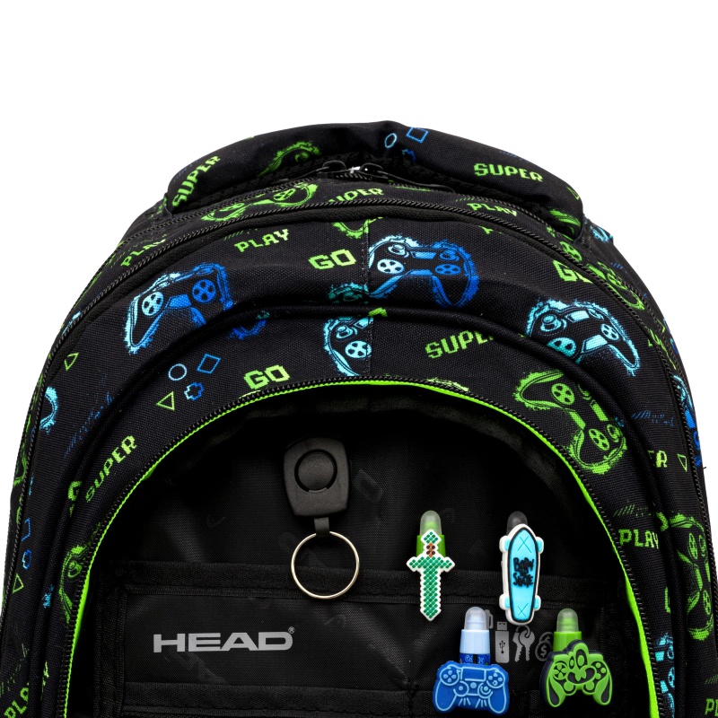 Školský batoh Head GO PLAYING NEON pre prvý stupeň, 20 l – herný dizajn Školský batoh Head GO PLAYING NEON pre prvý stupeň, 20 l – herný dizajn