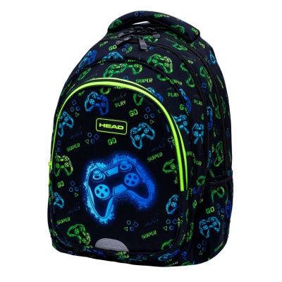 Školský batoh Head GO PLAYING NEON pre žiakov | 27 l Školský batoh Head GO PLAYING NEON pre žiakov | 27 l