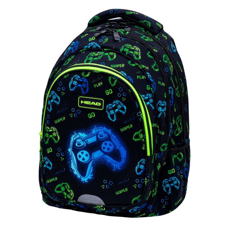 Školský batoh Head GO PLAYING NEON pre žiakov | 27 l Školský batoh Head GO PLAYING NEON pre žiakov | 27 l