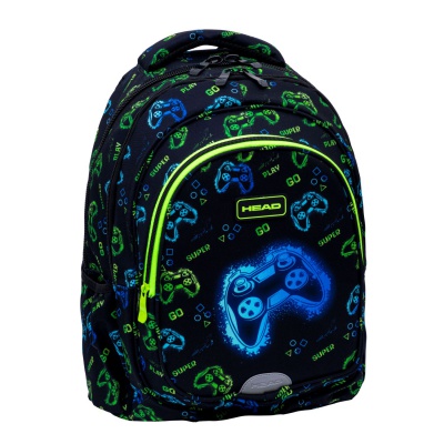 Školský batoh Head GO PLAYING NEON pre žiakov | 27 l Školský batoh Head GO PLAYING NEON pre žiakov | 27 l