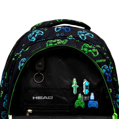 Školský batoh Head GO PLAYING NEON pre žiakov | 27 l Školský batoh Head GO PLAYING NEON pre žiakov | 27 l