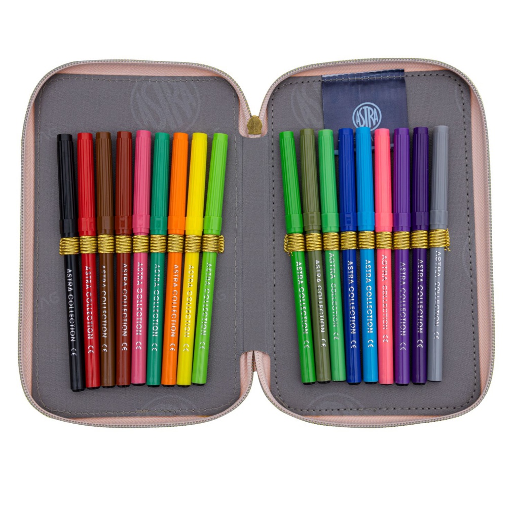 Trojposchodový peračník FLUFFY BUNNY s výbavou ✓ Rozkošný dizajn, kompletné vybavenie