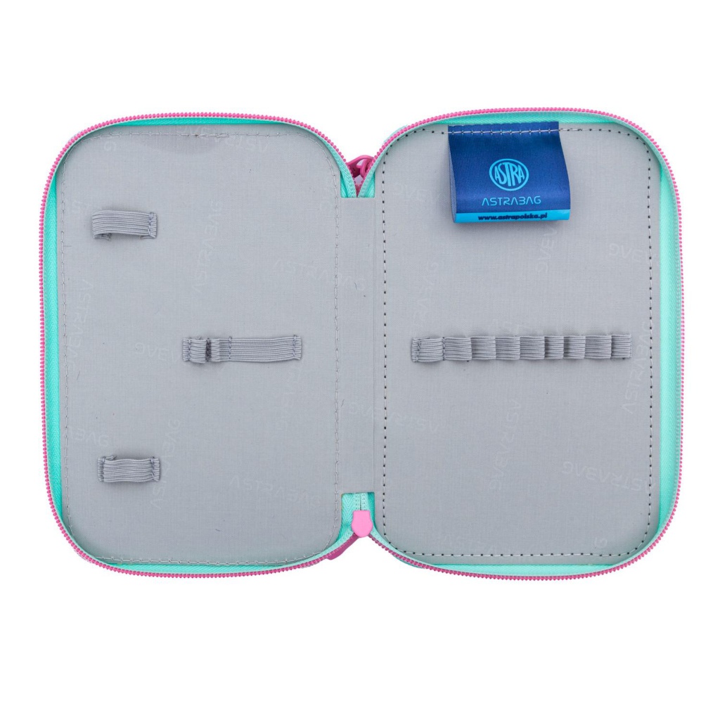 Dvojposchodový peračník AstraBAG MINTY PANDAS ✓ Detský dizajn s pandami ✓