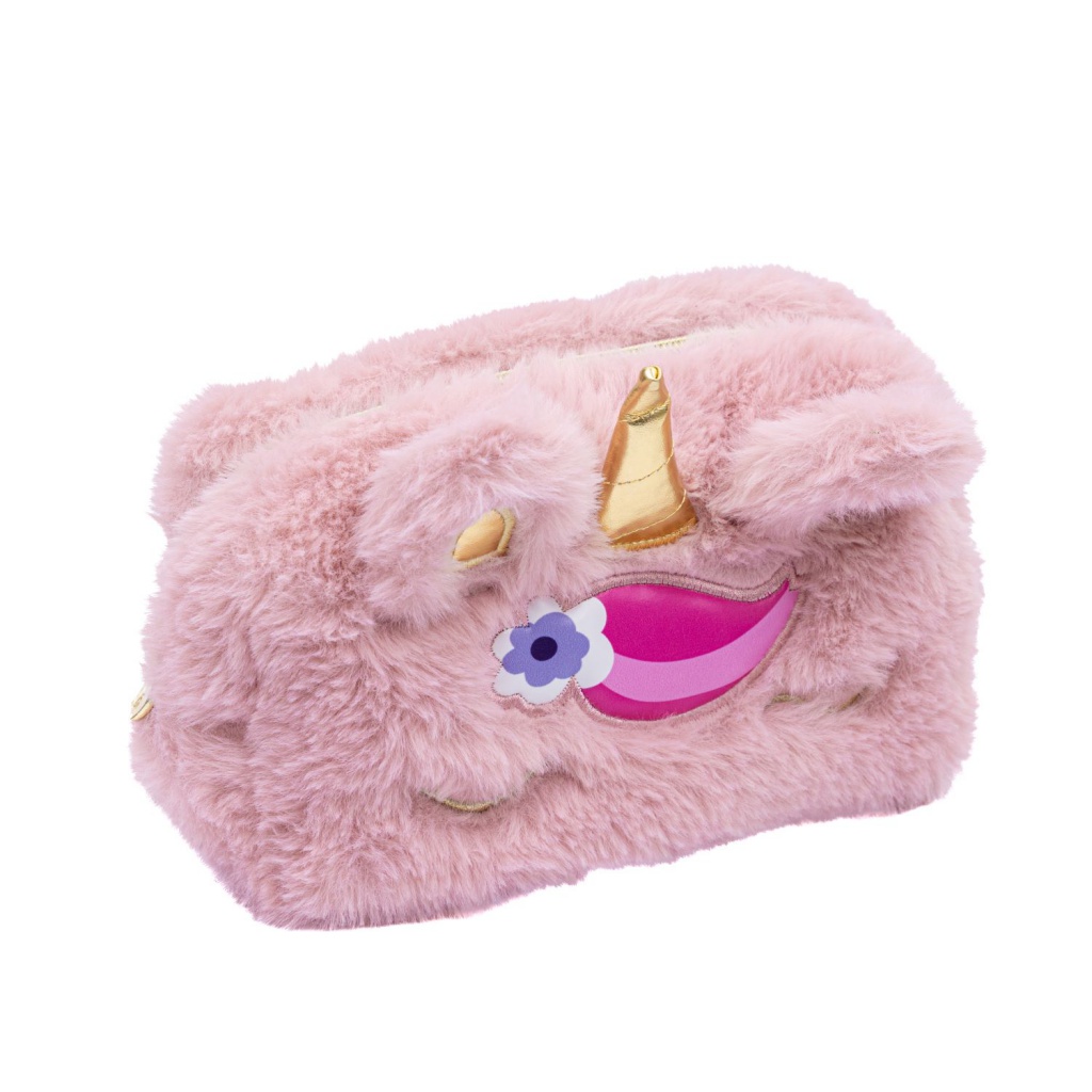 Peračník AstraBAG FLUFFY UNICORN ✓ Roztomilý jednorožec so zlatým zipsom a podšívkou