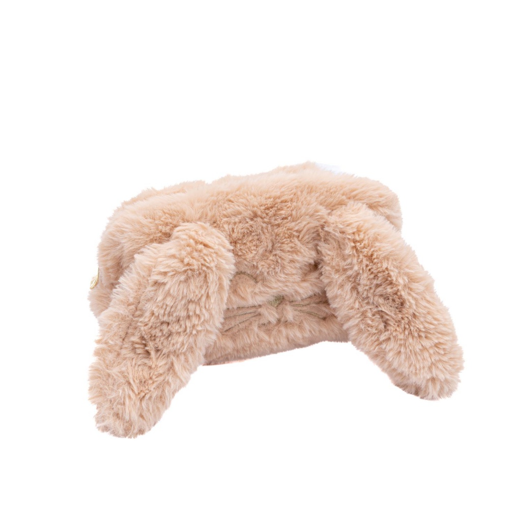 Peračník AstraBAG FLUFFY BUNNY ✓ Roztomilý zajačik s plyšovým dizajnom a zlatým zipsom