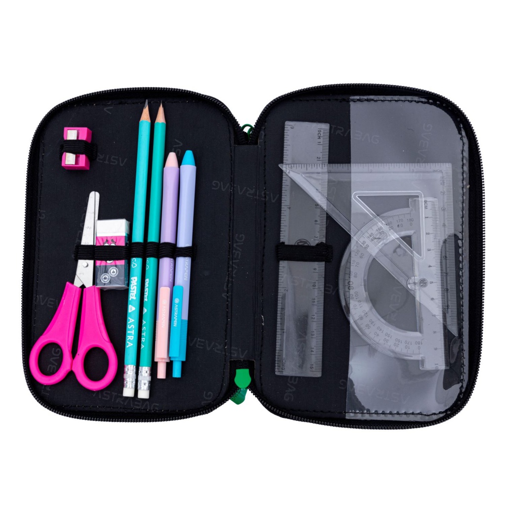Trojposchodový peračník s náplňou AstraBAG DO YOUR BEST ✓ Kompletná výbava školských potrieb ✓
