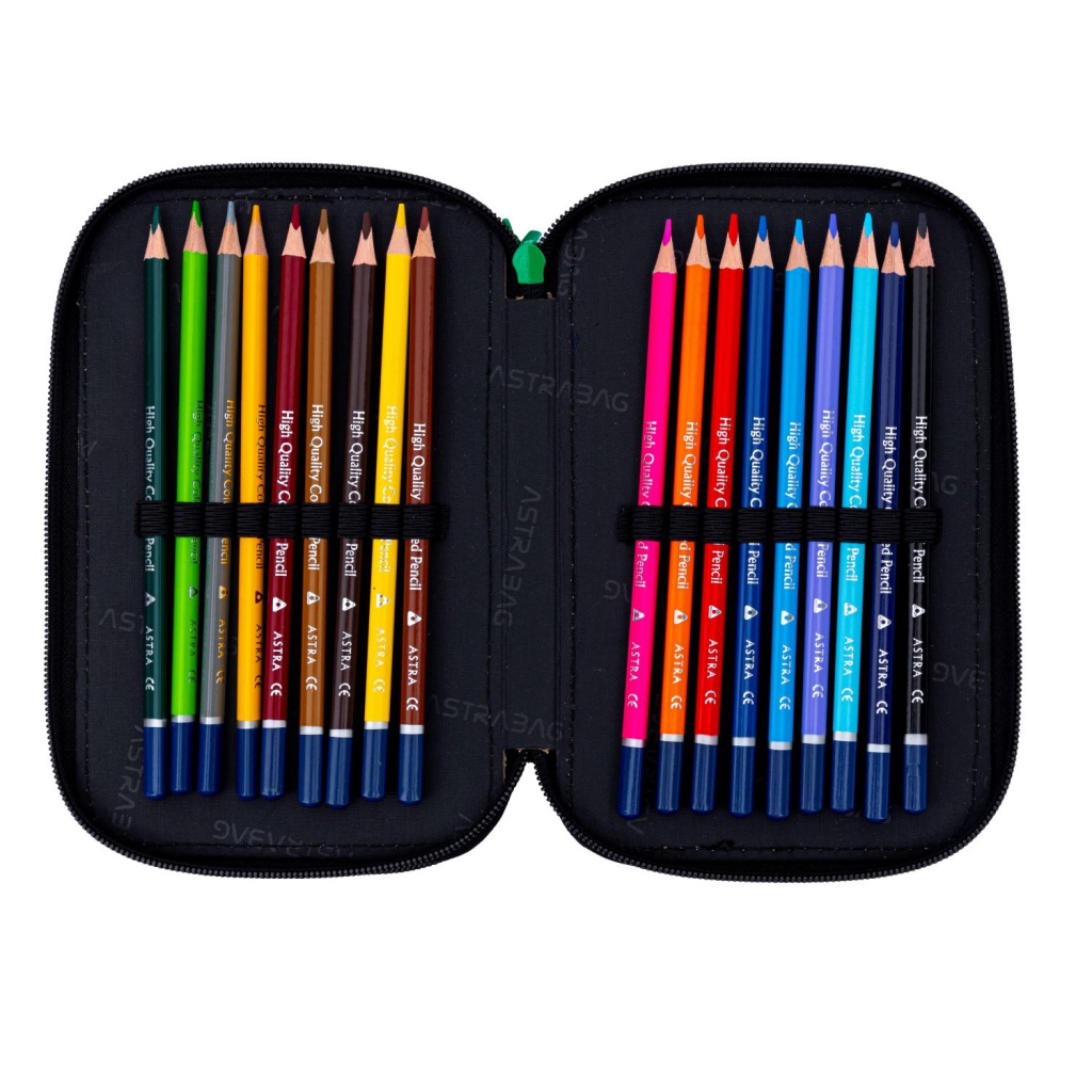 Trojposchodový peračník s náplňou AstraBAG DO YOUR BEST ✓ Kompletná výbava školských potrieb ✓