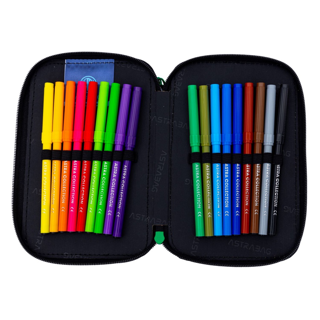 Trojposchodový peračník s náplňou AstraBAG DO YOUR BEST ✓ Kompletná výbava školských potrieb ✓