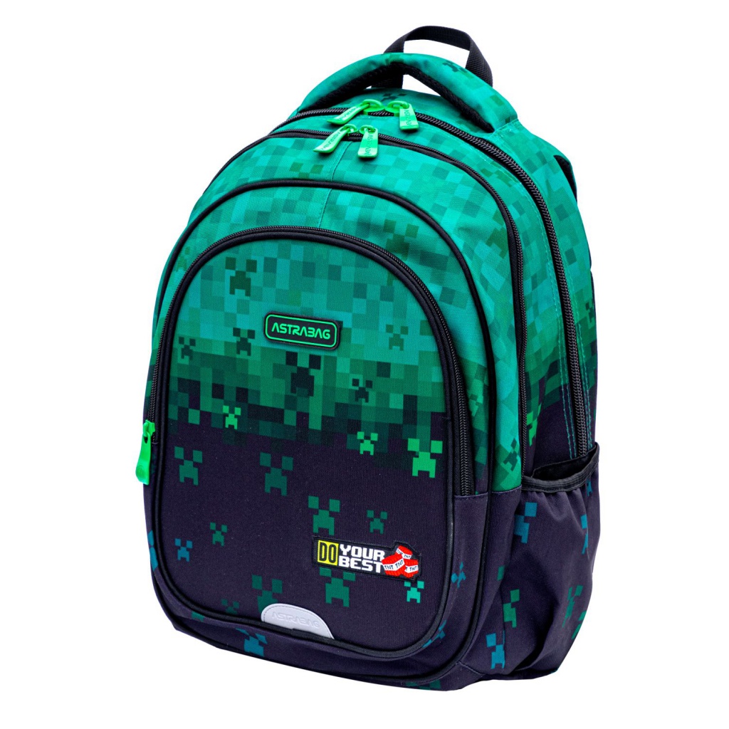 Školský batoh AstraBAG DO YOUR BEST AB300 pre žiakov ✓ 27L, ergonomický, ľahký