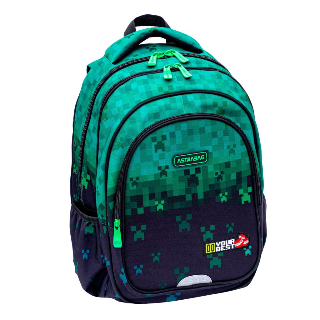 Školský batoh AstraBAG DO YOUR BEST AB300 pre žiakov ✓ 27L, ergonomický, ľahký