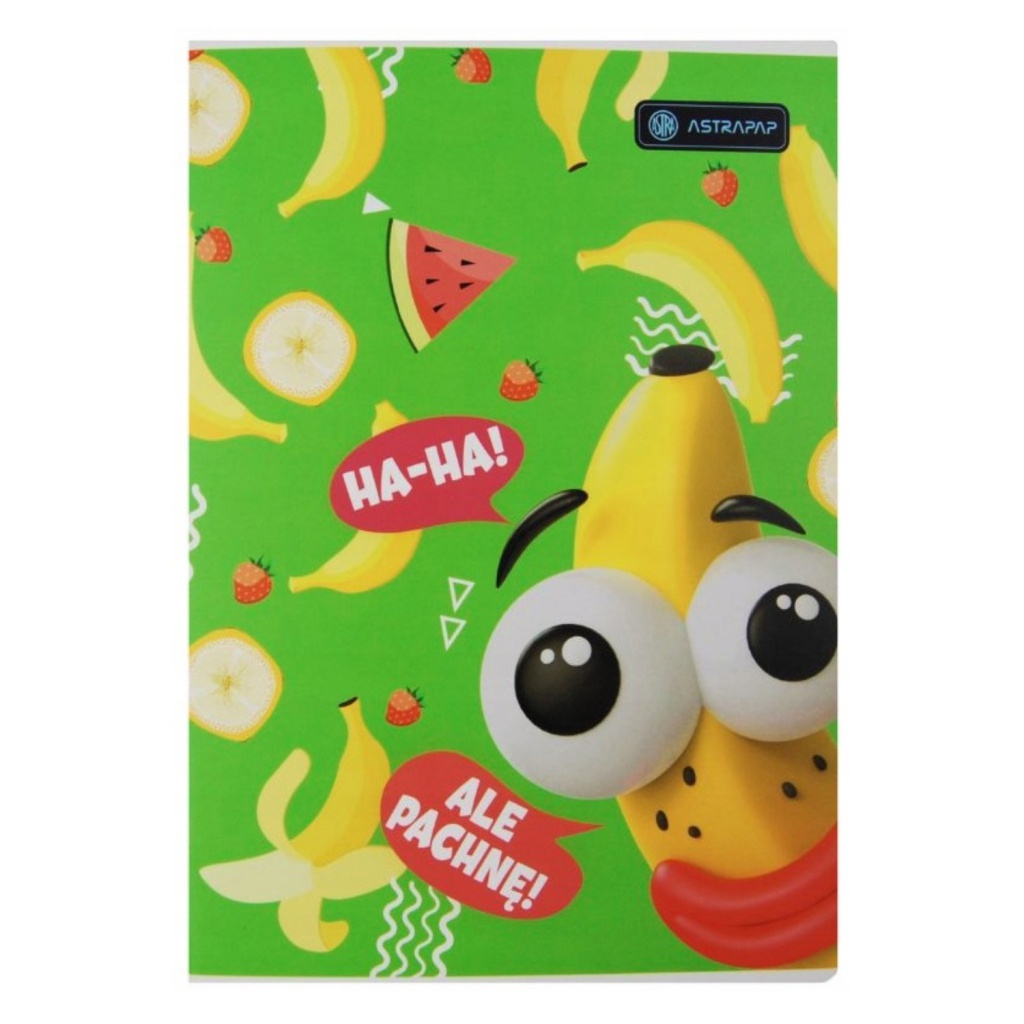 Voňavý sešit A5 čtverečkovaný AstraPAP, 32 listů ✓ Ovocné motivy