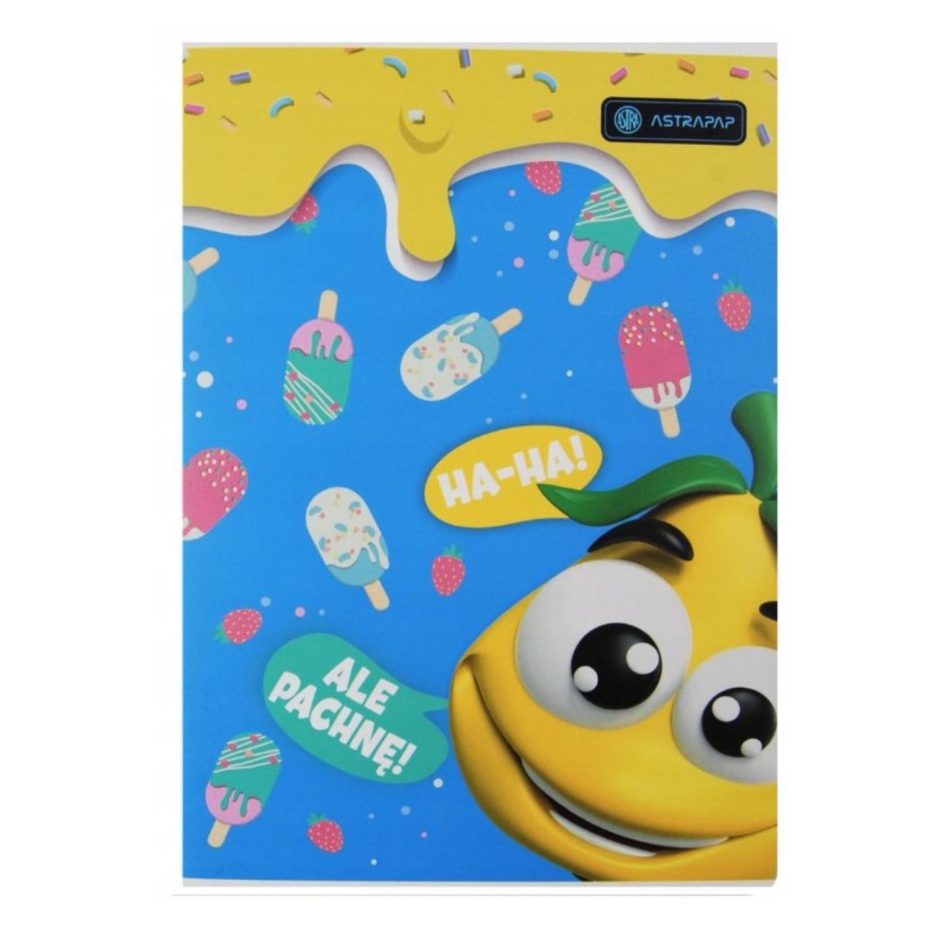 Voňavý sešit A5 čtverečkovaný AstraPAP, 32 listů ✓ Ovocné motivy