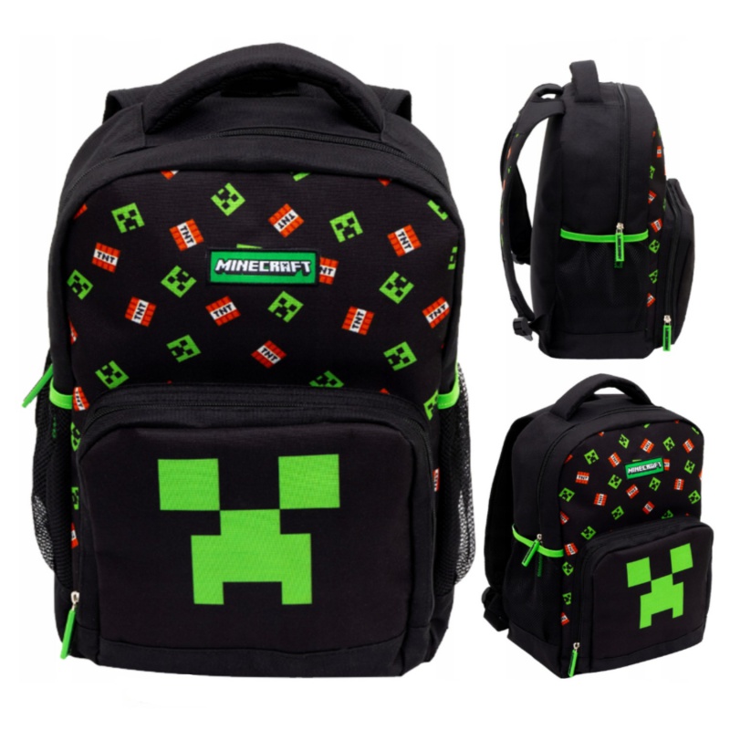Batoh Minecraft TNT Astra Creeper ✓ Školní batoh pro fanoušky hry Batoh Minecraft TNT Astra Creeper ✓ Školní batoh pro fanoušky hry
