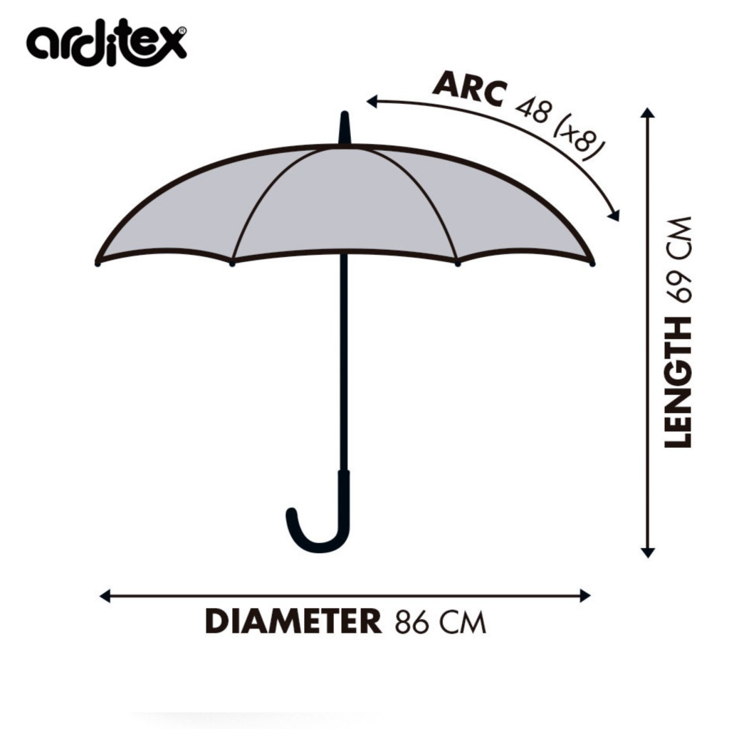 UkDáždnik Real Madrid CF automatický Ø86 cm, RM17488