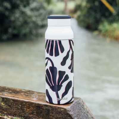 nerezova-termo-lahev-quokka-echo-abstract-leaves-690ml-40391