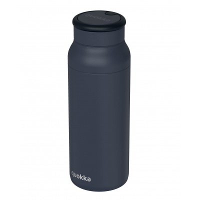 Quokka nerezová termo fľaša Echo Black 690 ml – štýlová čierna klasika