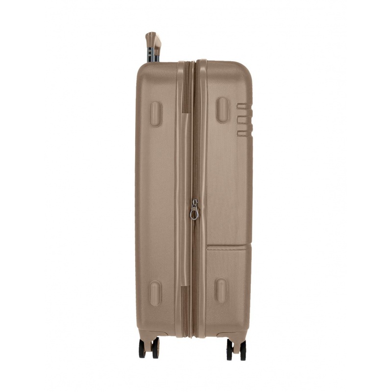 Cestovný kufor Movom Galaxy Champagne, 68×48×27 cm, 72L, TSA zámok