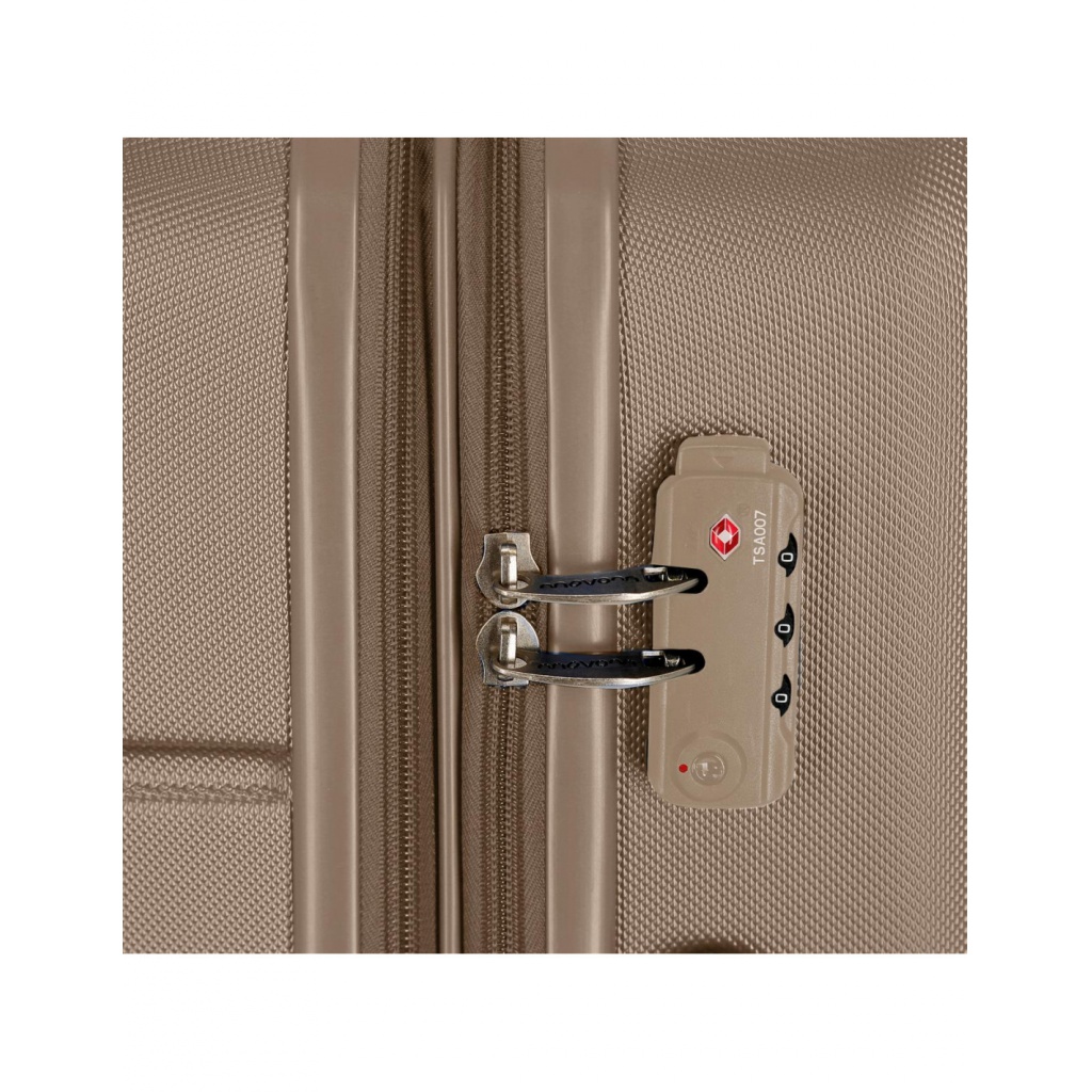 Cestovní kufr Movem Galaxy Champagne, 68×48×27 cm, 72L, TSA zámek