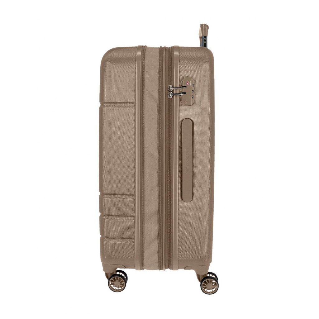 Cestovný kufor Movom Galaxy Champagne, 68×48×27 cm, 72L, TSA zámok