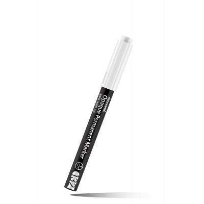 MonAmi Permanentný popisovač 132 biely | Opaque Marker na tmavé povrchy