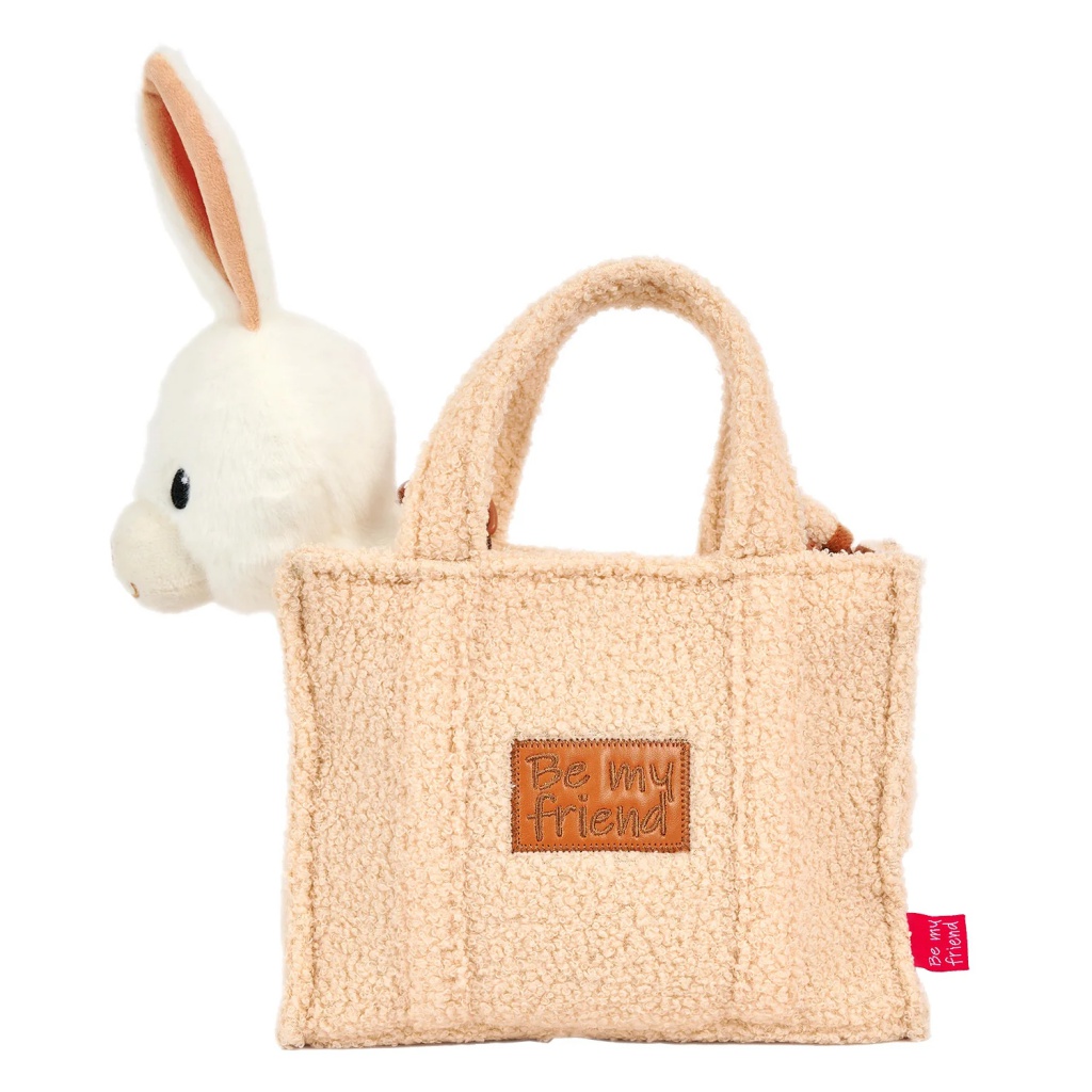 Roztomilá dětská kabelka Perletti z kolekce Be my friend s odnímatelným plyšovým zajíčkem Daisy Bunny. Vyrobená z jemného a mě