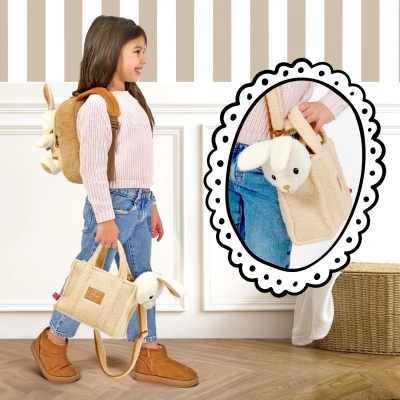 Detská kabelka s plyšovou hračkou Perletti Toys – Zajko Daisy Bunny, 13095 Detská kabelka s plyšovou hračkou Perletti Toys – Zajko Daisy Bunny, 13095