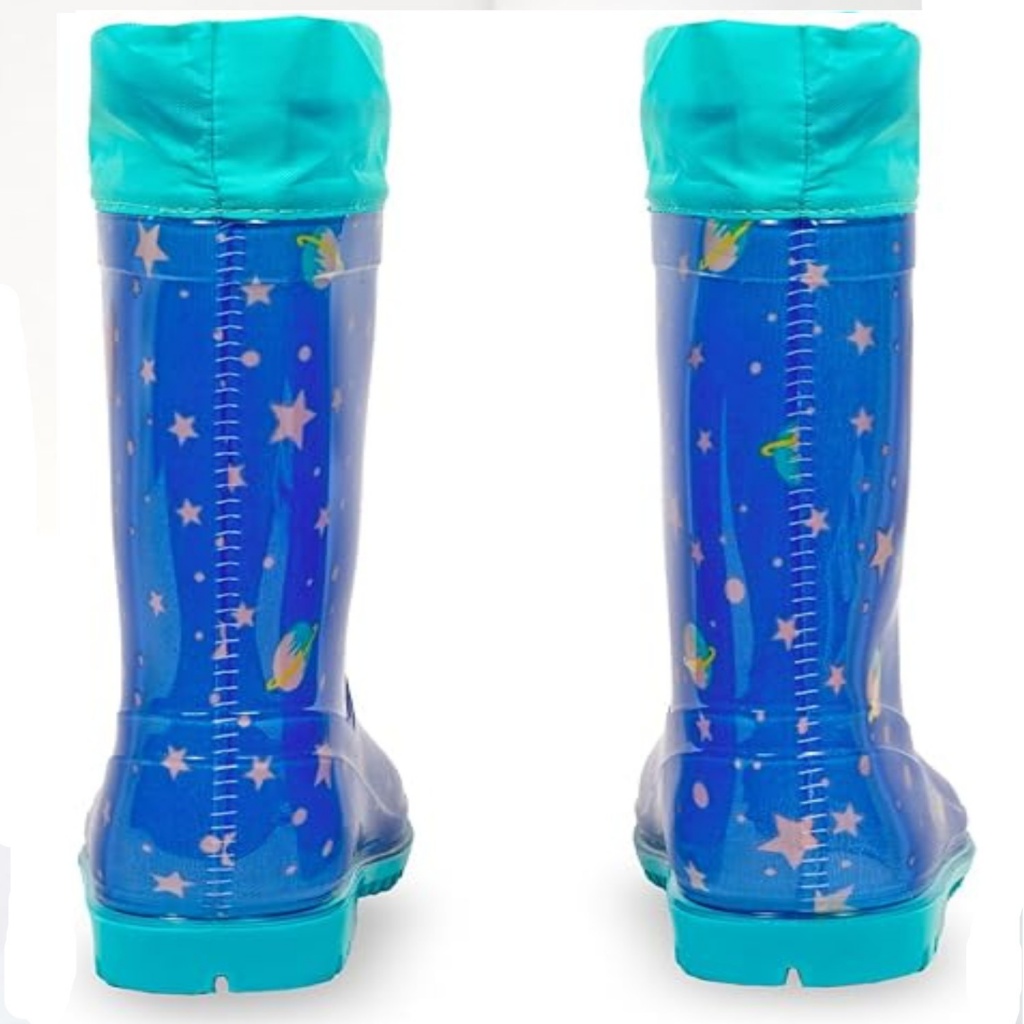 Dětské holínky Perletti Kids s motivem oblíbené postavičky Lilo & Stitch rozzáří každý deštivý den. Díky protiskluzové podráž