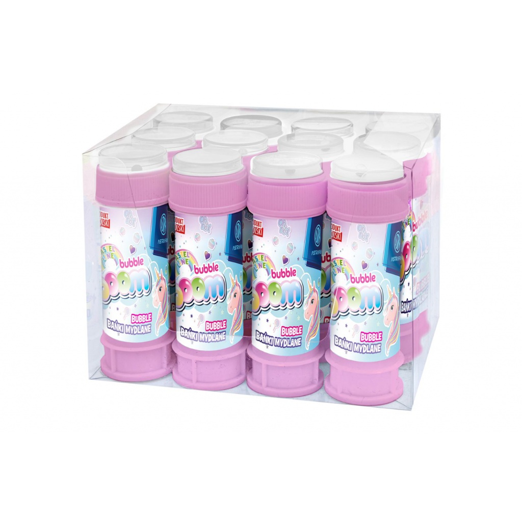 Bublifuk AstraFUN Unicorn 60 ml – bubliny a labyrintová hra s jednorožcom