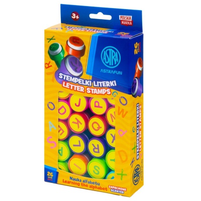 Dekoratívne pečiatky AstraFUN ABC, 26 ks, voňavé Dekoratívne pečiatky AstraFUN ABC, 26 ks, voňavé