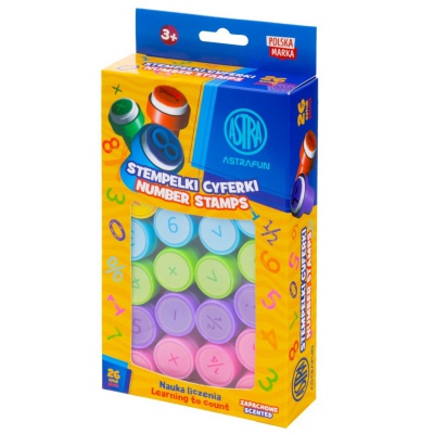 Dekoratívne pečiatky AstraFUN Matematika, 26 ks, voňavé Dekoratívne pečiatky AstraFUN Matematika, 26 ks, voňavé