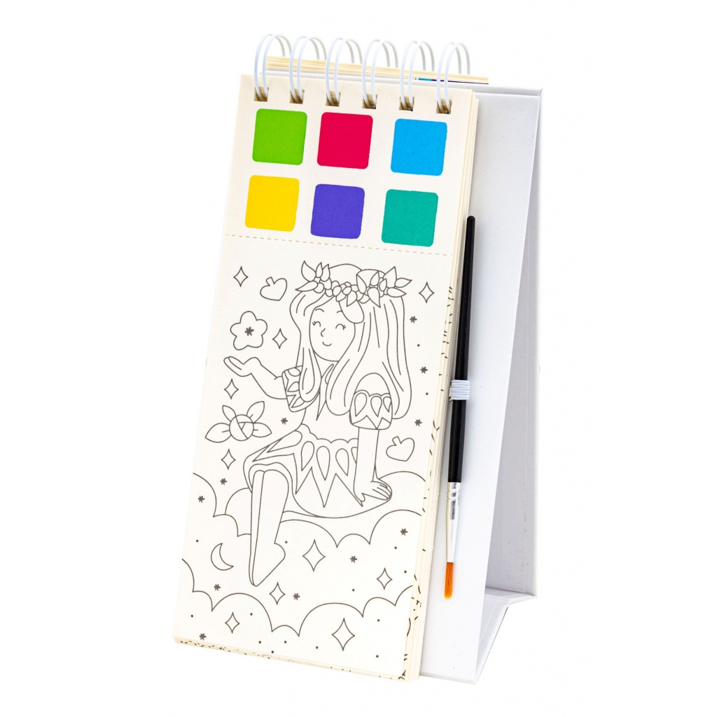 Vodová omalovánka AstraFUN, 20 listů + barvy a štětec, mix motivů