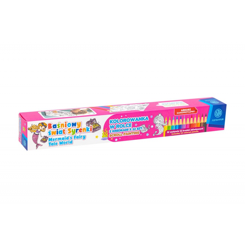 Maxi omaľovánka v rolke AstraFUN 200×30 cm – kreatívna zábava pre deti