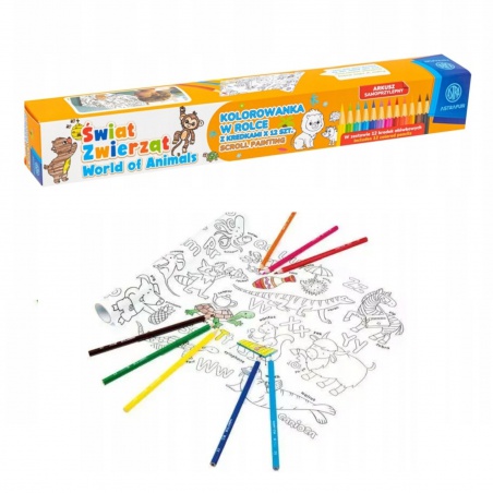 Maxi omaľovánka v rolke AstraFUN 200×30 cm – kreatívna zábava pre deti