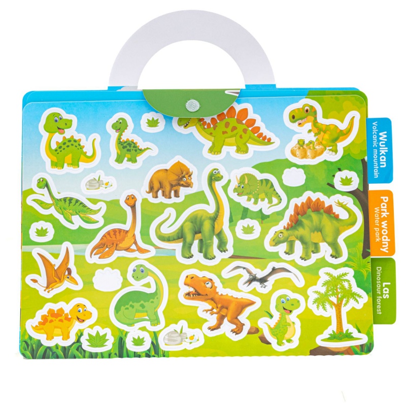 ASTRAFUN sada opakovane použiteľných nálepiek – Princesses, Safari, Ocean, Dinosaurs