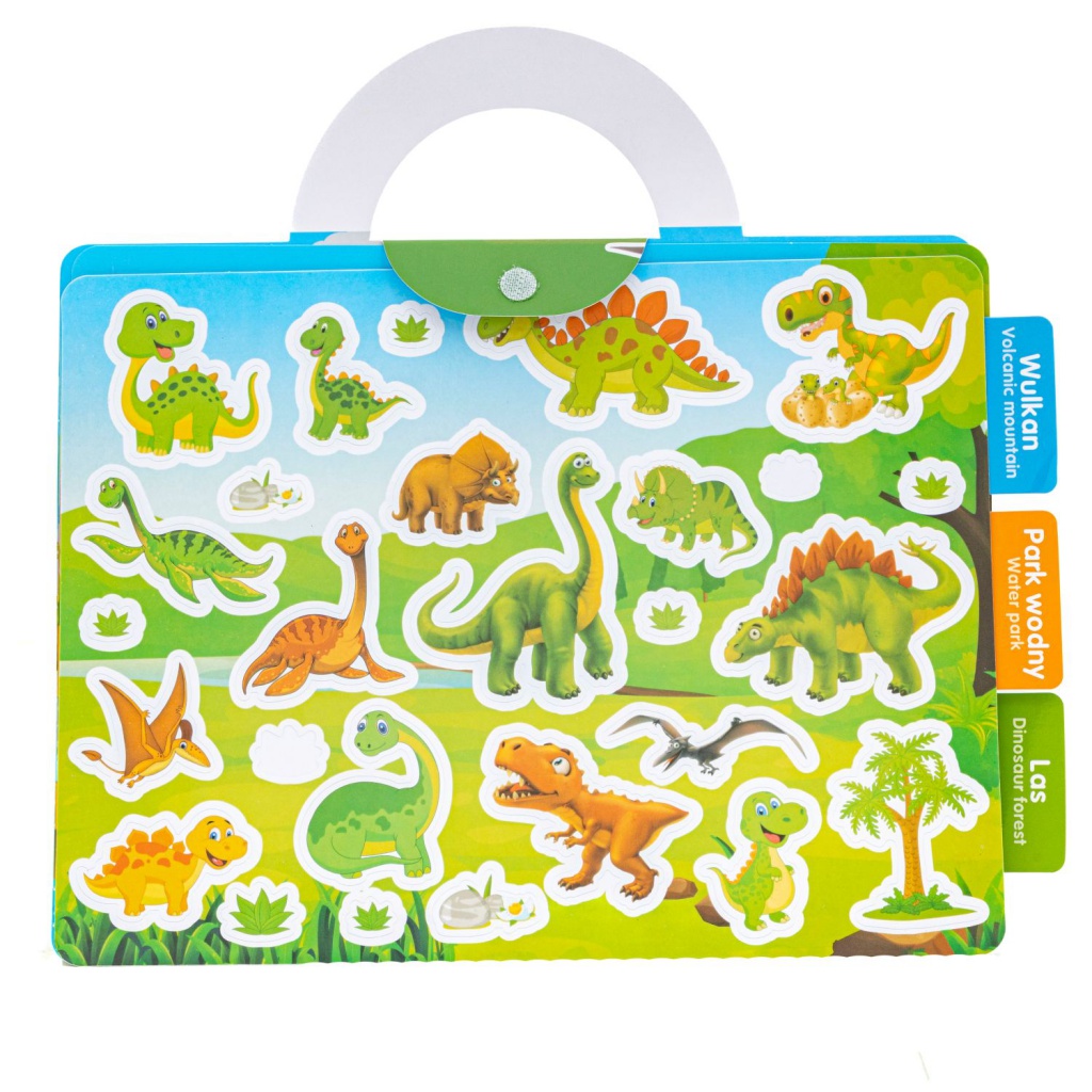 ASTRAFUN sada opakovane použiteľných nálepiek – Princesses, Safari, Ocean, Dinosaurs