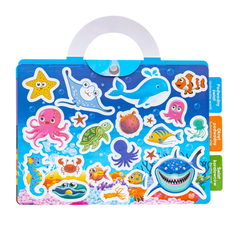 ASTRAFUN sada opakovane použiteľných nálepiek – Princesses, Safari, Ocean, Dinosaurs