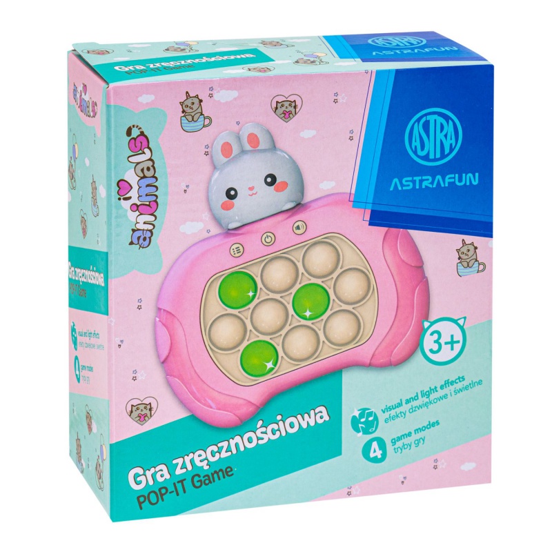 POP-IT ASTRAFUN Bunny ✓ elektronická hračka pro děti – světelné a zvukové efekty POP-IT ASTRAFUN Bunny ✓ elektronická hračka pro děti – světelné a zvukové efekty